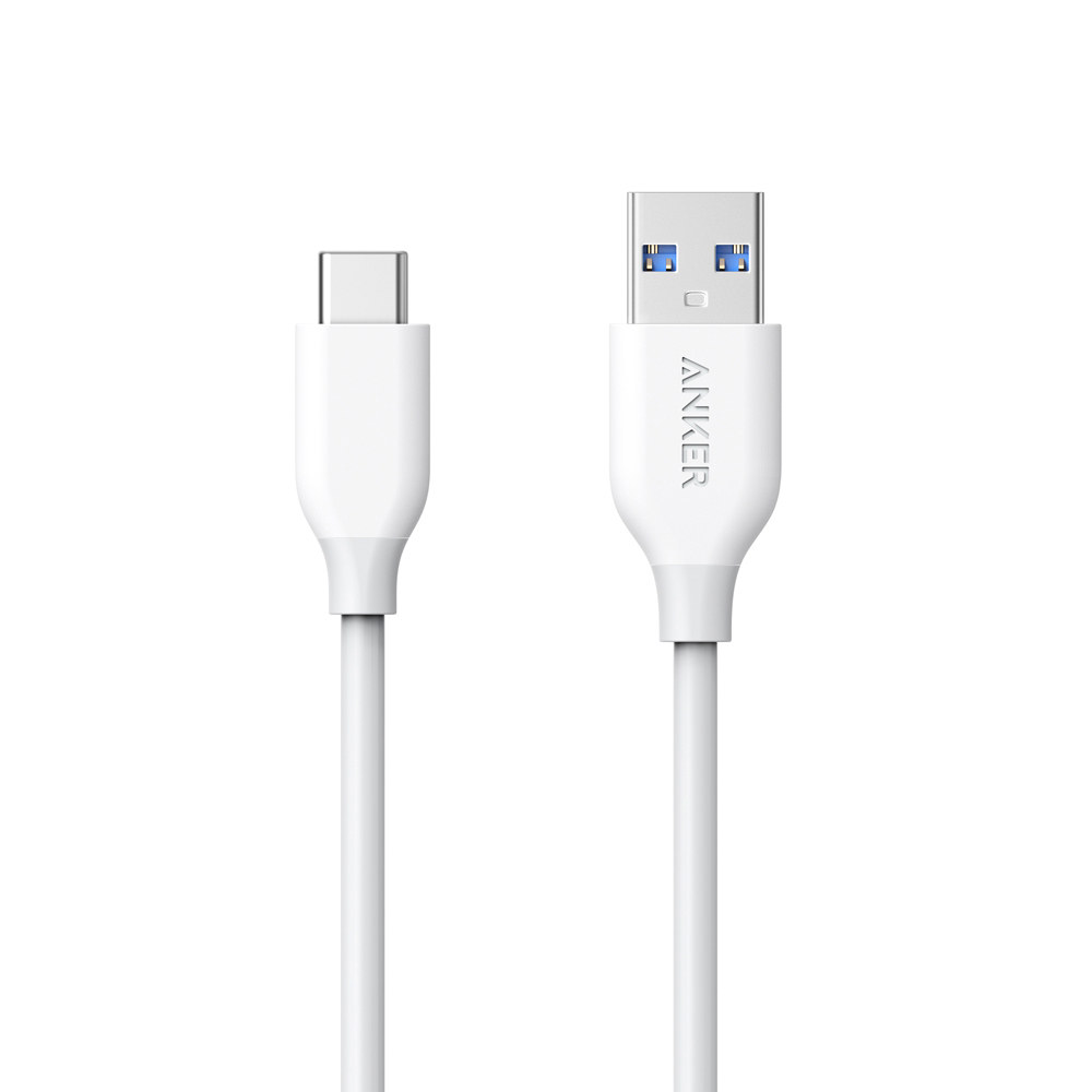 ANKER Power Line , USB Kabel, 0,9 m, Weis