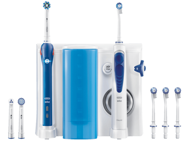 ORAL B Elektrische tandenborstel + Monddouche Oxyjet Center (PRO
