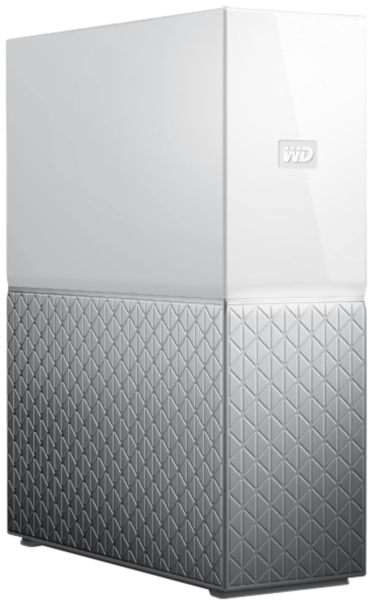 WD My Cloud™ Home Cloudspeicher 2 TB NAS 3,5 Zoll Anzahl Festplattenschächte: 1 Weiß/Silber}