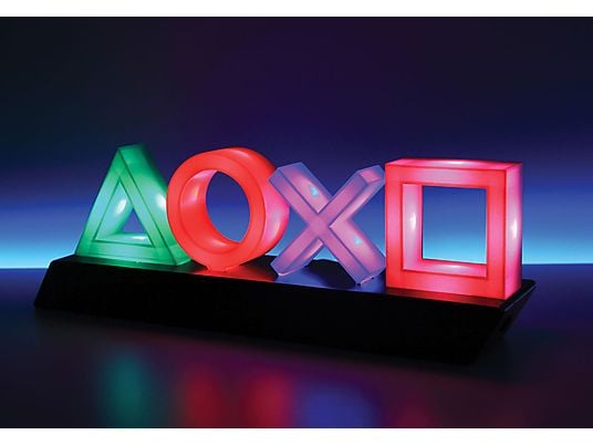 PALADONE Le icone del logo di PlayStation si accendono - Lampada (Multicolore)