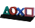 PALADONE Le icone del logo di PlayStation si accendono - Lampada (Multicolore)