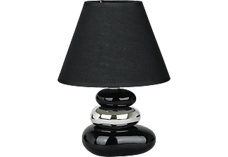 RÁBALUX 4950 SALEM Kerámia asztali lámpa E14 Max. 40W, fekete-ezüst