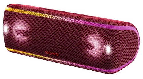 Altavoz inalámbrico - Sony SRS-XB41R.EU8, Bluetooth, NFC, Resistente al agua, Iluminación, Extra