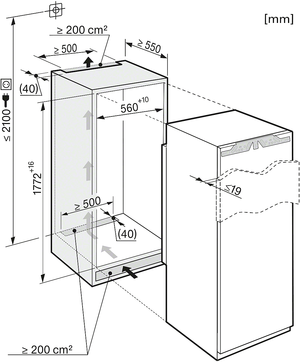 MIELE FNS 37492 iE Gefrierschrank (F, 216,8 l, 1770 mm hoch)
