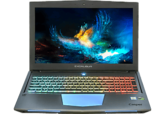 CASPER G750.7700-B510X / i7-7700HQ  16GB 1TB+256GB SSD  8GB GTX 1070  Freedos Laptop