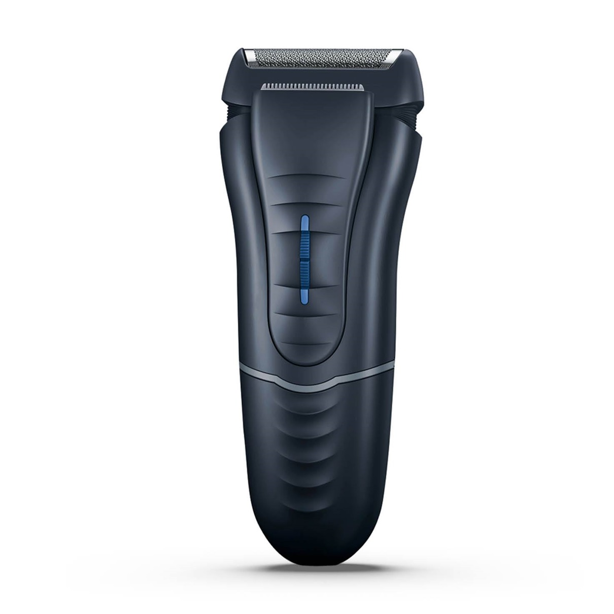 Afeitadora - Braun Serie 1 130, Láminas ultrafinas, Accesorio de recorte, Sumergible, Azul oscuro