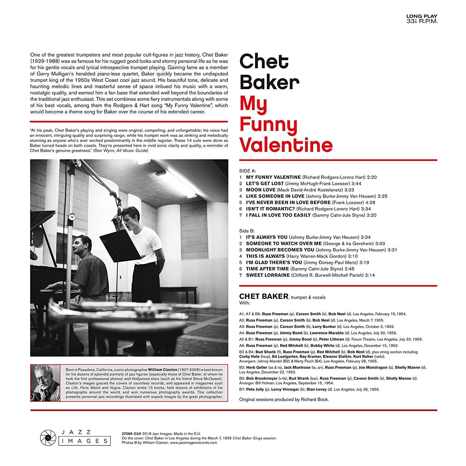 Chet Baker - My Funny Valentine (Vinyl LP)  - (Vinyl)