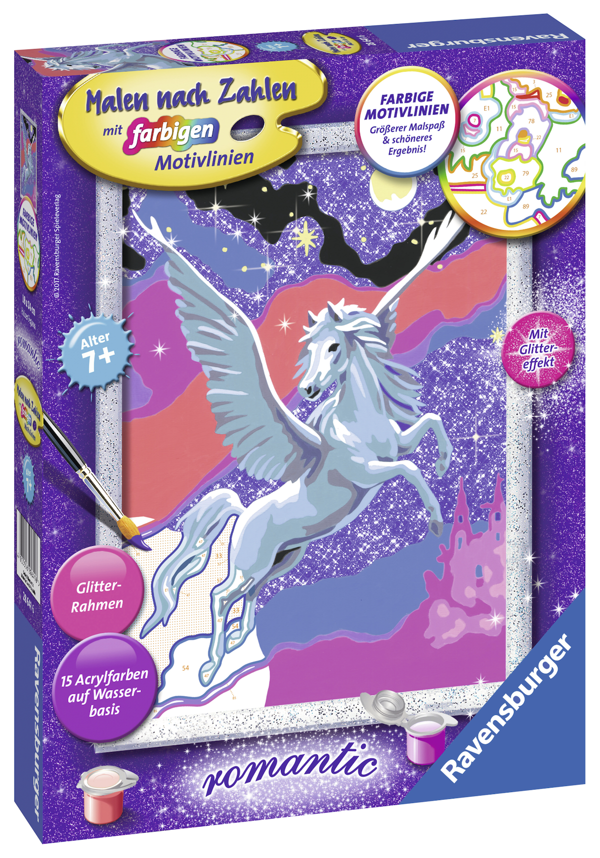 RAVENSBURGER Stolzer Pegasus Malen nach Zahlen