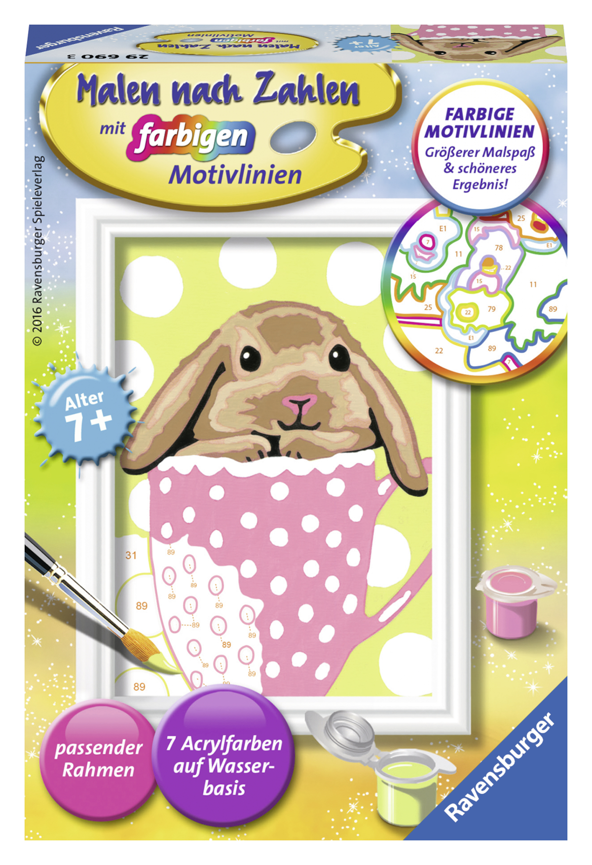 RAVENSBURGER Süsses Schlappohr Malen nach Zahlen