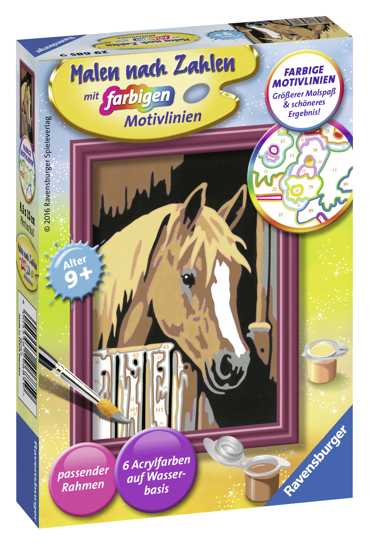 RAVENSBURGER Pferd im Stall Malen nach Zahlen