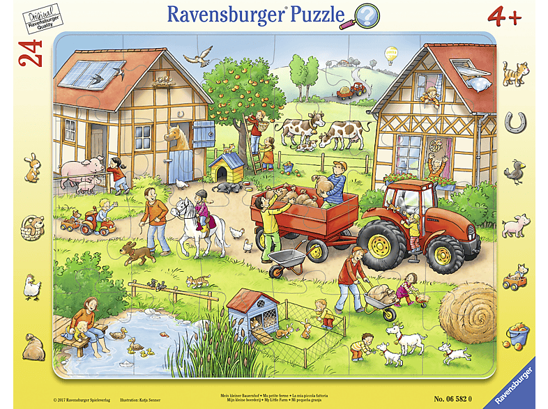Bauernhof kleiner RAVENSBURGER Mehrfarbig Mein Puzzle
