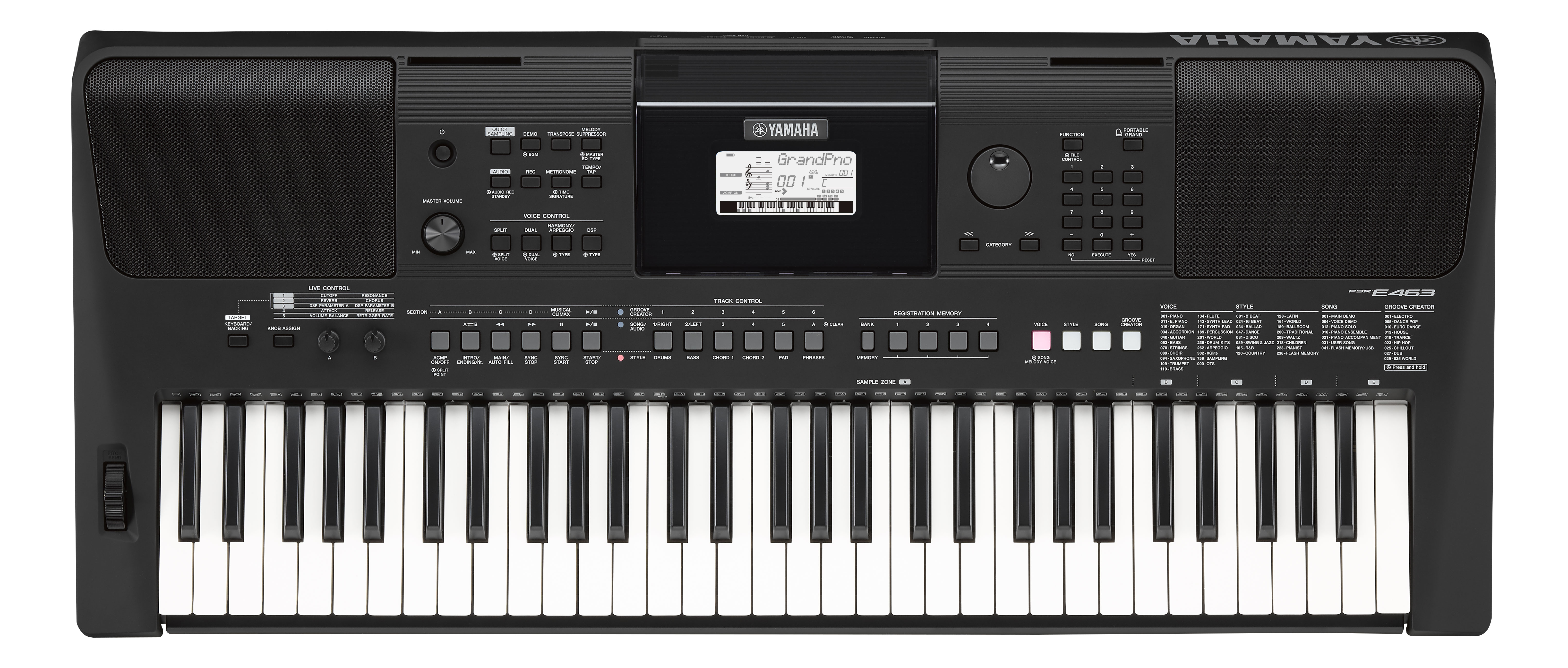 YAMAHA PSR-E463 Digital Keyboard