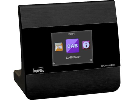 IMPERIAL Dabman i400 - Radio digitale (DAB+, FM, Internet radio, Nero)