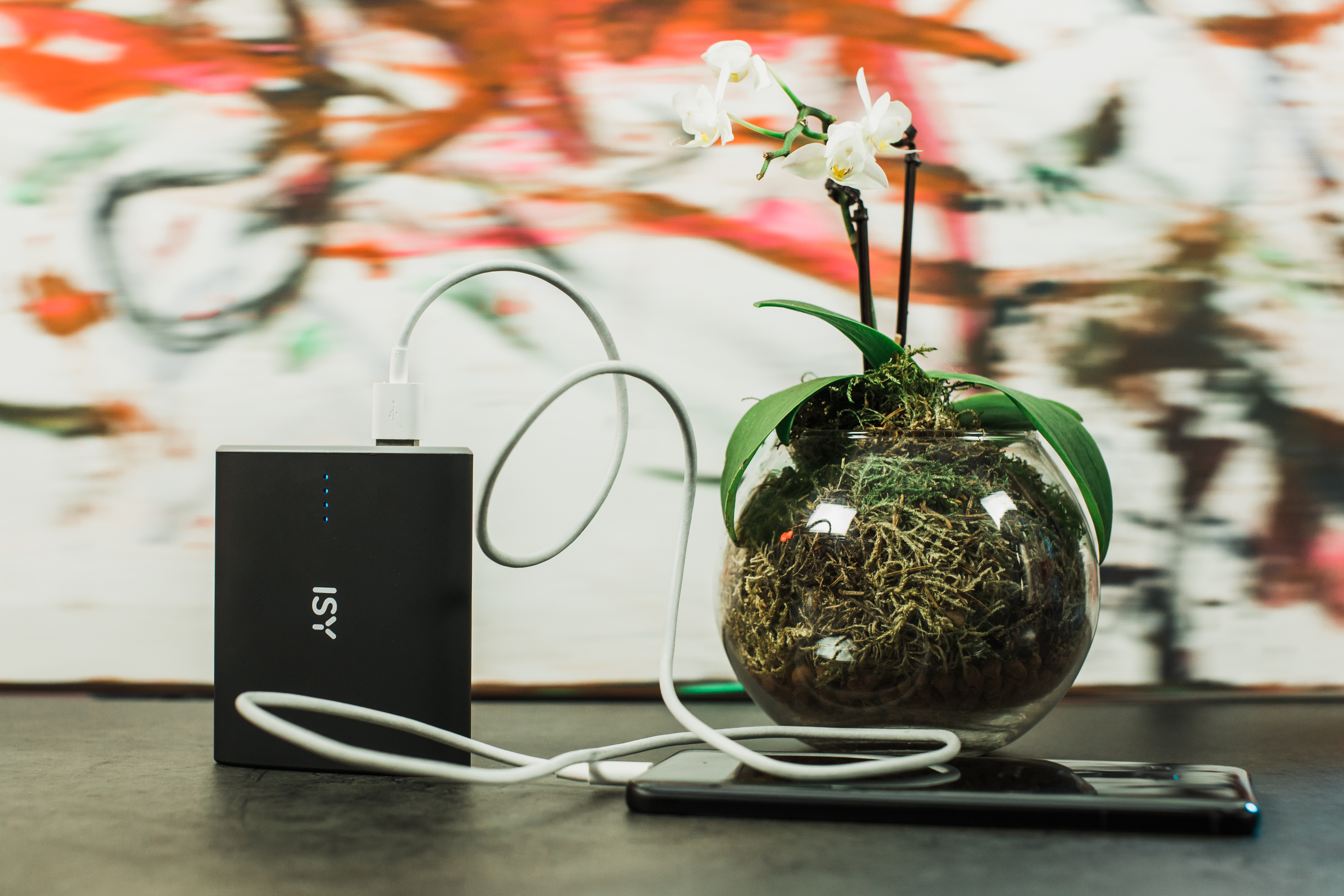 ISY IAP-4000 Powerbank 10000 mAh Schwarz