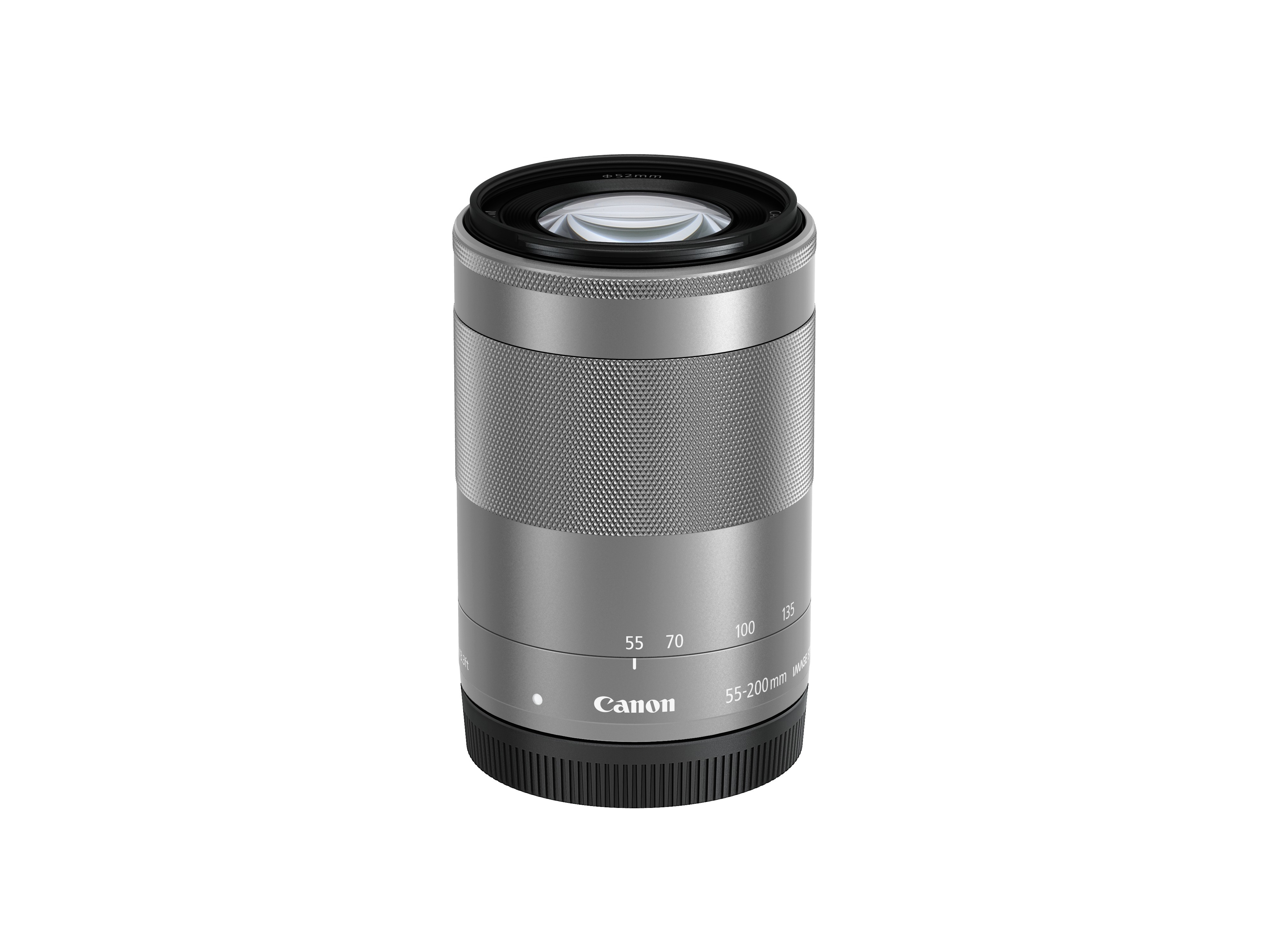 CANON EOS M50 Kit Systemkamera mit Objektiv 15-45 mm, 55-200 mm, 7,5 cm Display Touchscreen, WLAN