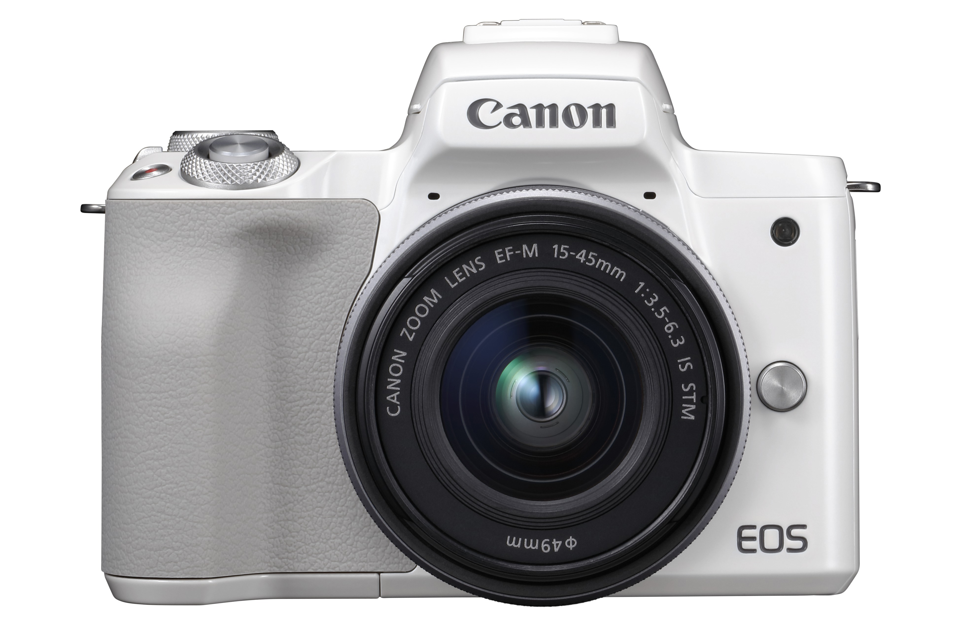 CANON EOS M50 Kit Systemkamera mit Objektiv 15-45 mm, 55-200 mm, 7,5 cm Display Touchscreen, WLAN