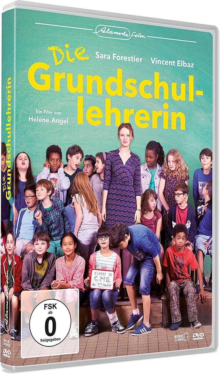 DVD-Cover mit einer Gruppe von Kindern und einer Frau in einem Klassenzimmer.
