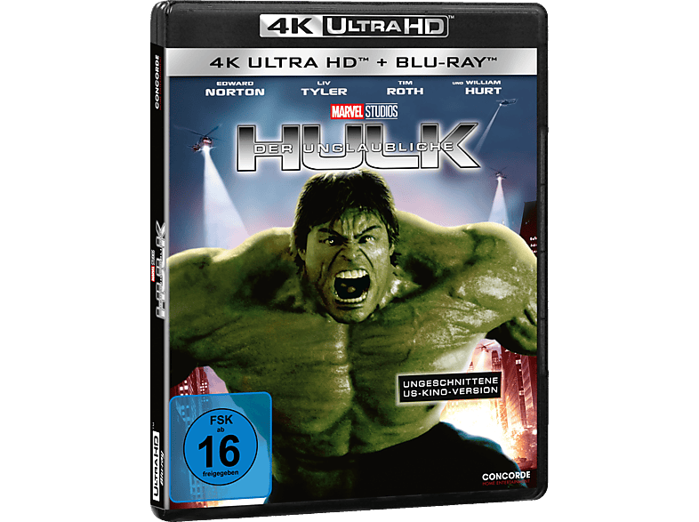 Der Unglaubliche Hulk (Ungeschnittene Fassung/Special + Ultra HD Blu-ray Blu-ray 4K Edition)