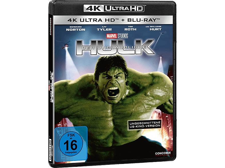 Der Unglaubliche Hulk (Ungeschnittene Fassung/Special Edition) 4K Ultra HD Bluray + Bluray