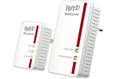 AVM FRITZ!Powerline 540E WLAN Set Powerline Adapter 500 Mbit/s Kabellos und  Kabelgebunden Powerline, Dlan & Ethernet-Adapter