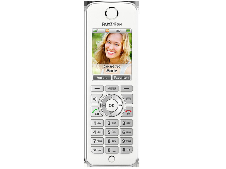 AVM FRITZ!Fon C4 Schnurloses Telefon (DECT), Weiß