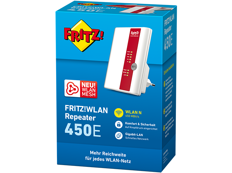 AVM FRITZ!WLAN Repeater 450E WLAN Repeater
