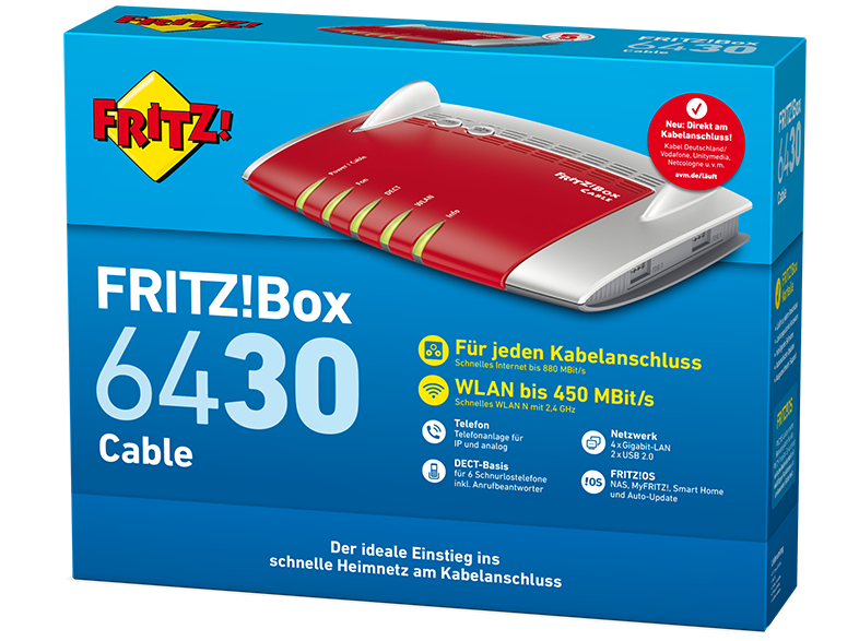 AVM FRITZ!Box 6430 Cable Router