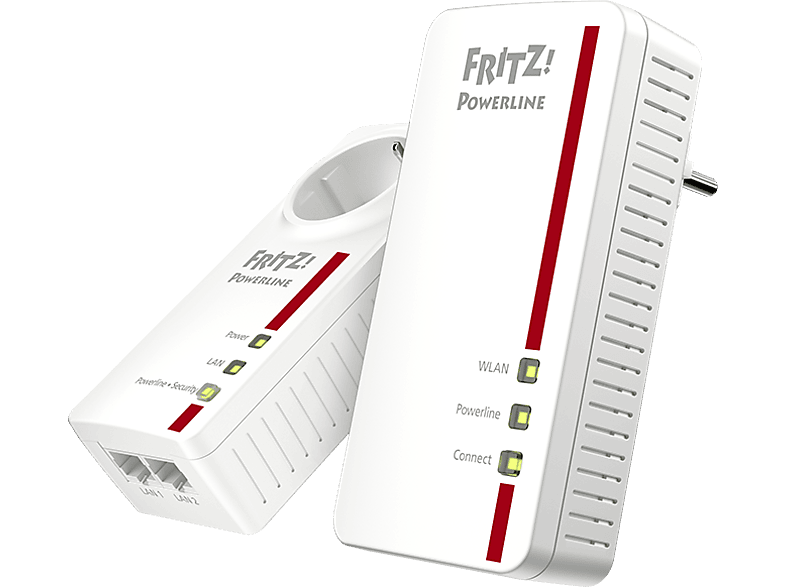 AVM FRITZ!Powerline 1260E WLAN Set Powerline Adapter 1200 Mbit/s ...