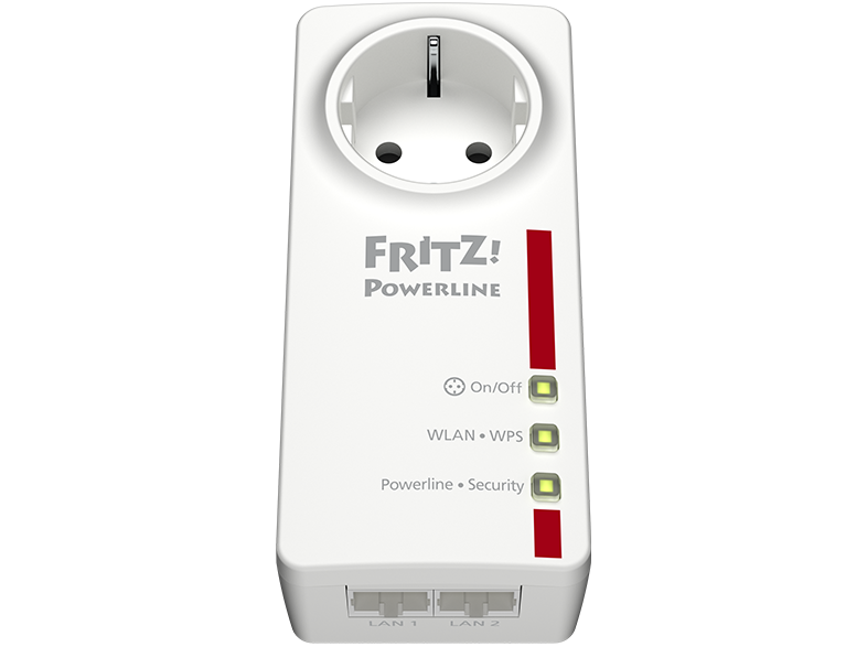 AVM FRITZ!Powerline 546E WLAN Set Powerline Adapter Kabellos und Kabelgebunden