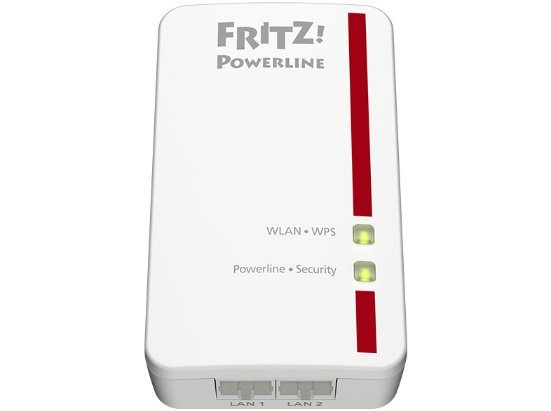 AVM FRITZ!Powerline 540E WLAN Set Powerline Adapter 500 Mbit/s Kabellos und Kabelgebunden