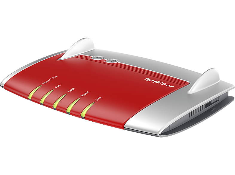AVM FRITZ!Box 7430 Router Router Kabelgebunden, Kabellos, Rot/Silber