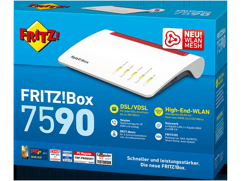 AVM FRITZ!Box 7590 + FRITZ!Fon C5 Router