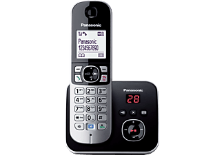 PANASONIC KX-TG6821 DECT - Festnetztelefon (Schwarz, silber)