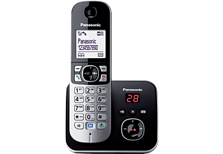 PANASONIC Panasonic KX-TG6821 DECT - Telefono fisso (Nero/Argento)