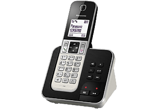 PANASONIC KX-TGD320SLW - Téléphone (Argent/Noir)