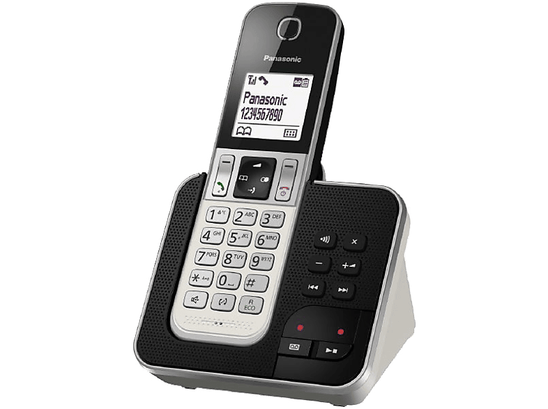 PANASONIC KX-TGD320SLW - Telefon (Silber/Schwarz)