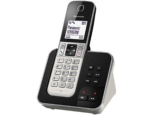 PANASONIC KX-TGD320SLW - Telefon (Silber/Schwarz)