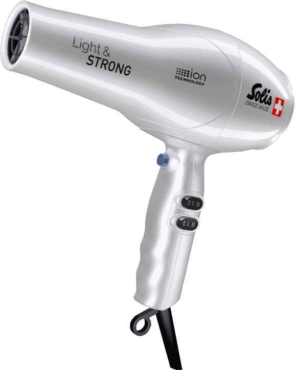 SOLIS Light & Strong Typ 442 - Haartrockner (Silber)
