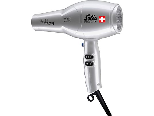 SOLIS 969.40 Light & Strong - Sèche-cheveux (Argent)