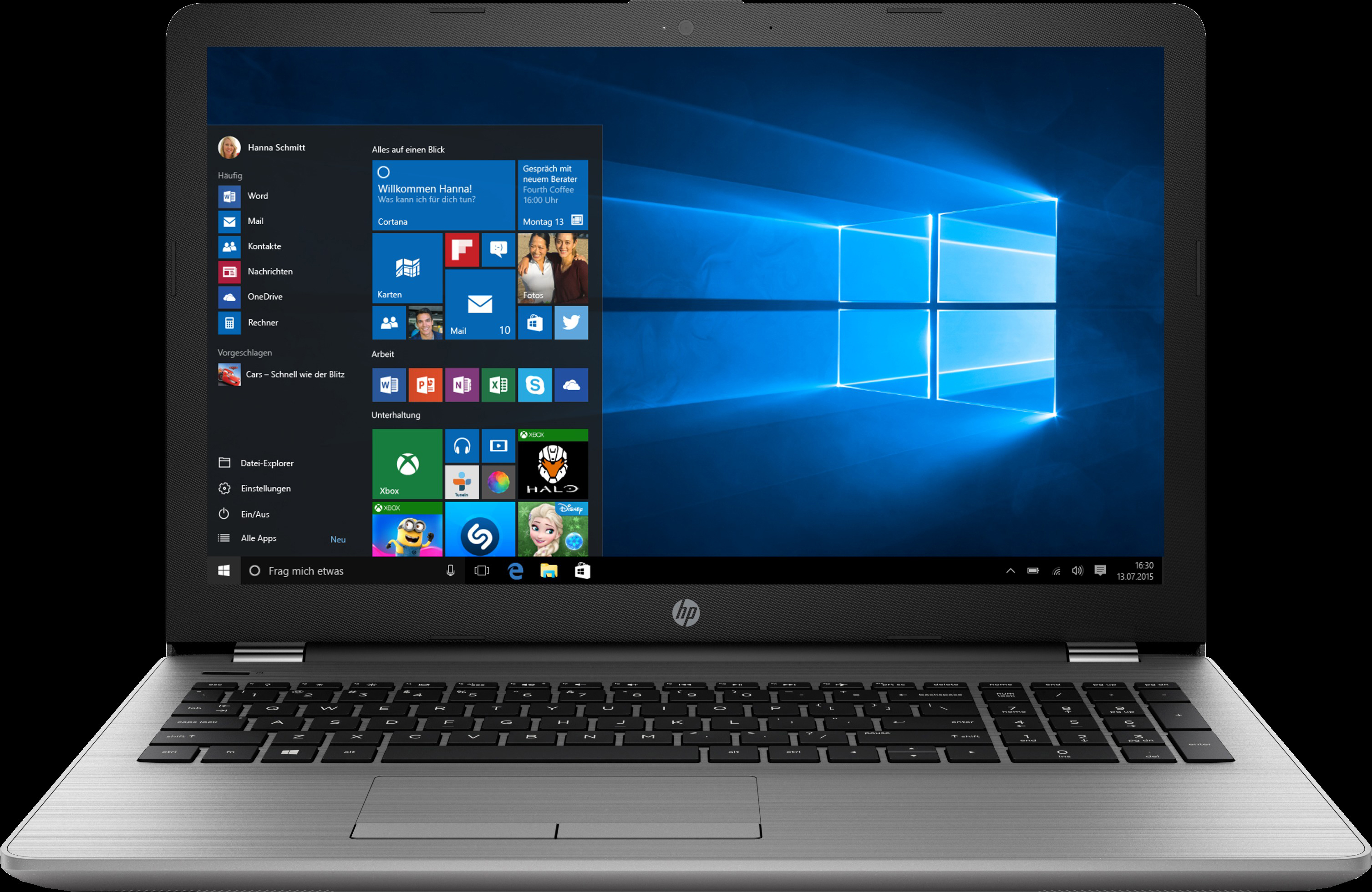 HP 250 G6 - 15,6 Zoll - Intel® Core™ i3 i3-6006U - 8 GB - 256 GB - Intel® HD 520 - Windows 10 Pro (32 bit)