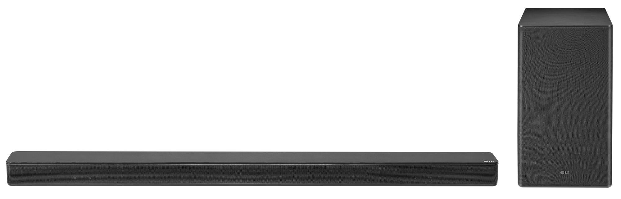 Barra de sonido - LG SK8, 2.1 canales, 360 W, Hi-Res Audio, Dolby Atmos, Google Assistant,