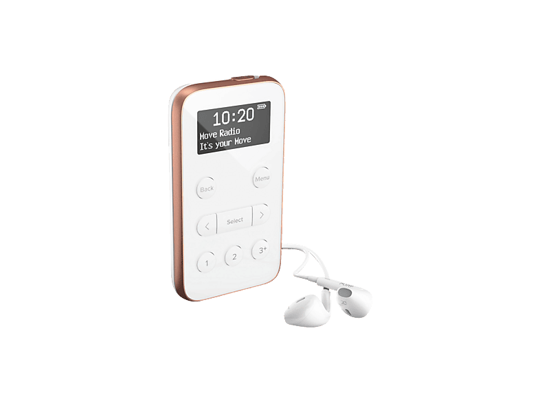 PURE 152227 Move R3 DAB+ Taschenradio, DAB, DAB+, FM, Weiß | MediaMarkt