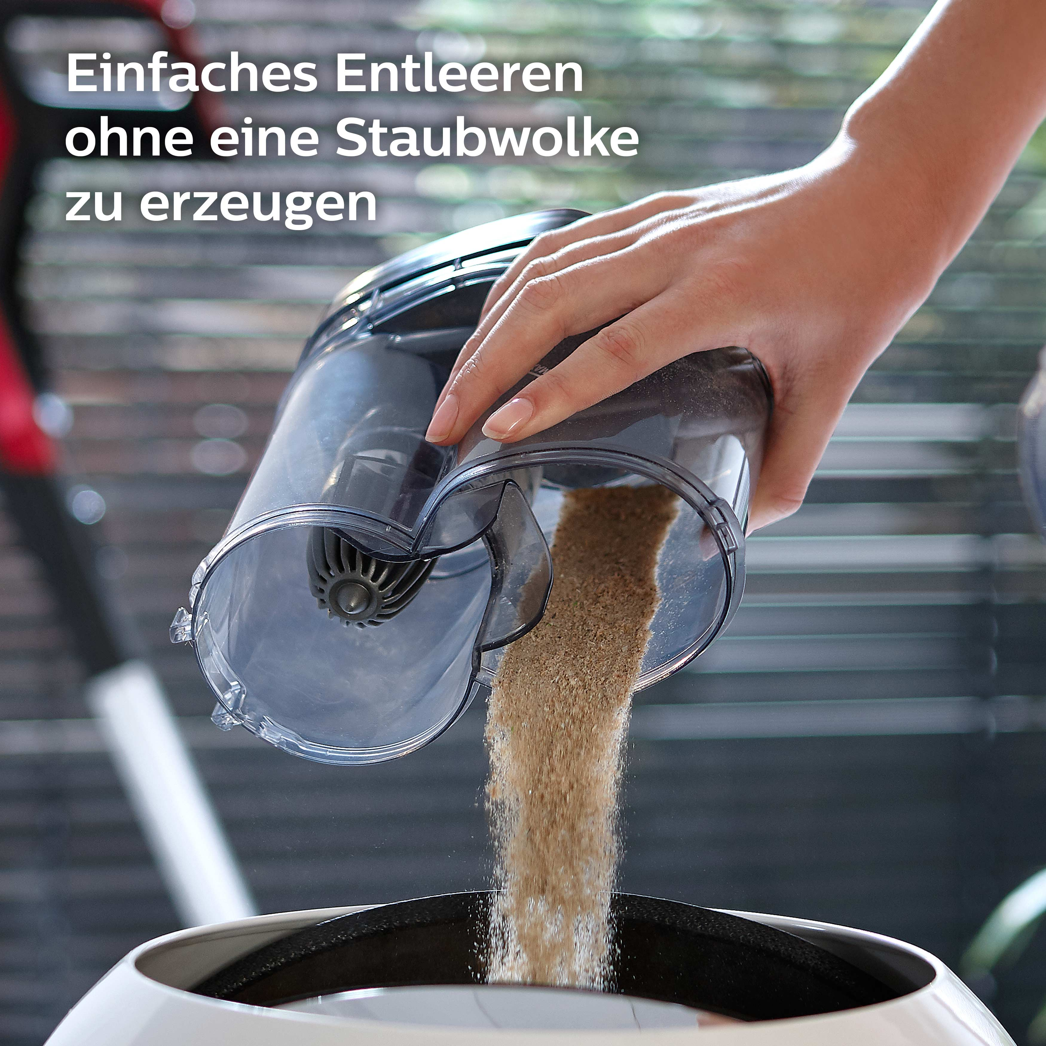 PHILIPS SpeedPro Max kabelloser Akku Staubsauger mit Turbodüse FC6823/01, rot Akku-Stielsauger (0,6 l, Akkulaufzeit: 65 min, Rot)