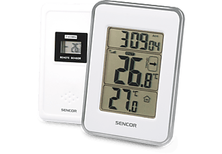 SENCOR SWS 25 WS Időjárás jelző, Fehér,Külső-belső hőmérő
