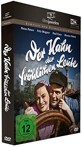 DVD-Box von 'Der Kahn der fröhlichen Leute', mit einem Paar, Text und blauem Himmel im Hintergrund.