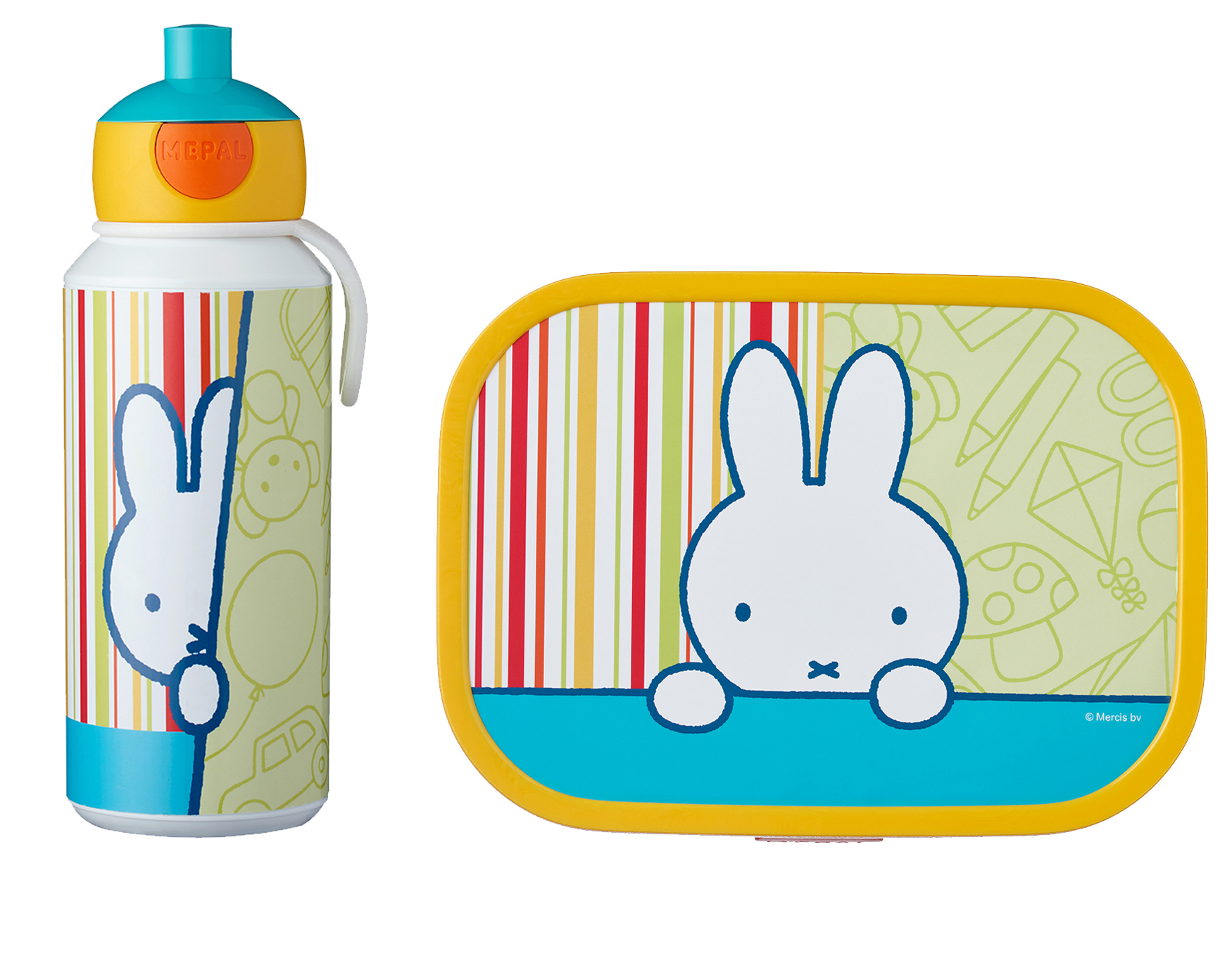 Miffy Campus 107410165372 MEPAL Lunchset Mehrfarbig