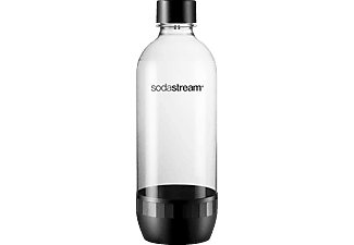 SODASTREAM SodaStream 1041160410 - Bottiglia lavabile in lavastoviglie - 1l - Trasparente/Nero - Bottiglia lavabile in lavastoviglie (Trasparente/Nero)