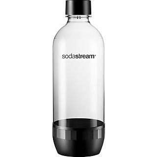 SODASTREAM 1041160410 DISHWASHER-SAFE CARBONATING BOTTLE - Bottiglia lavabile in lavastoviglie (Trasparente/Nero)