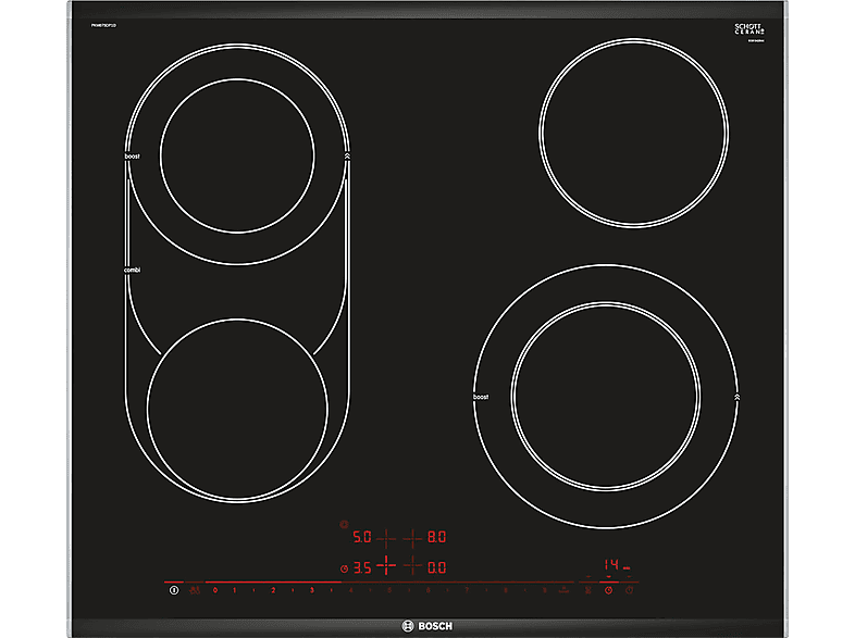 BOSCH PKM675DP1D Serie8 Beépíthető üvegkerámia főzőlap