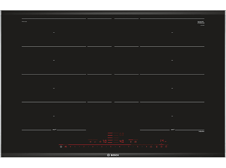 BOSCH PXY875DE3E Serie8 Beépíthető flexInduction üvegkerámia főzőlap